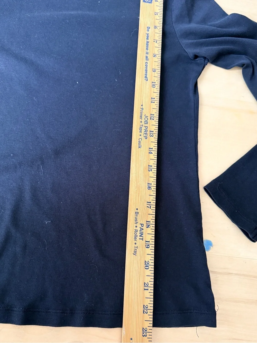 J. Crew Classic Black fitted Long Sleeve Tee - Medium